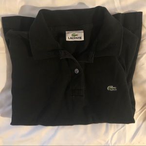 Lacoste Tops - Lacoste Black Polo Top 36 Lacoste Tops - Lacoste Black Polo Top 36